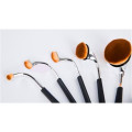 9PCS Golf Cosmetic Beautiful Case Package Oval Tooth Makeup Brush Stock